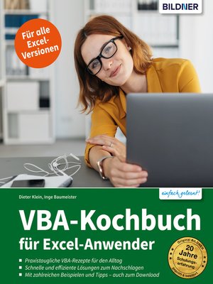 cover image of VBA-Kochbuch für Excel-Anwender